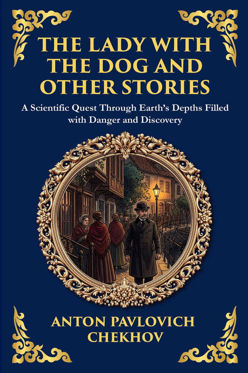 The Lady with the Dog and Other Stories — Large Print — modern English translation, book cover