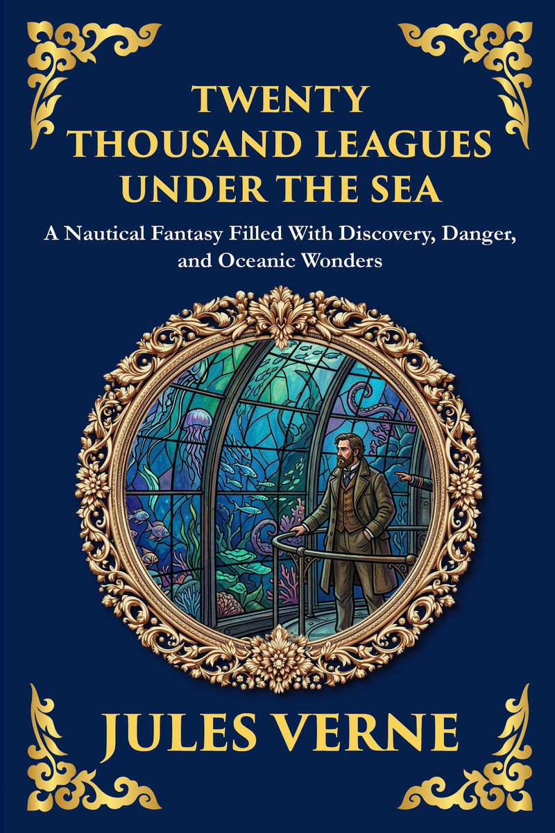 Twenty Thousand Leagues Under the Sea — modern English translation, book cover