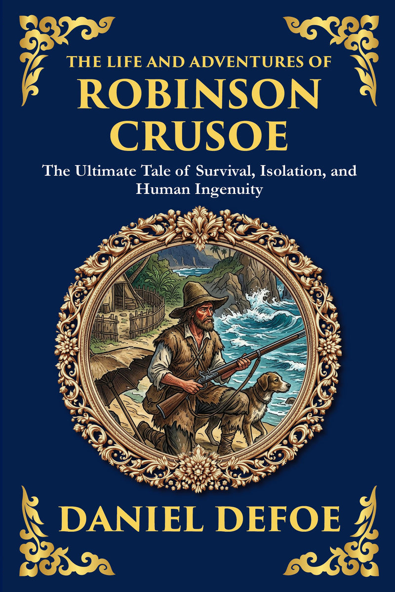 The Life and Adventures of Robinson Crusoe — modern English translation, book cover