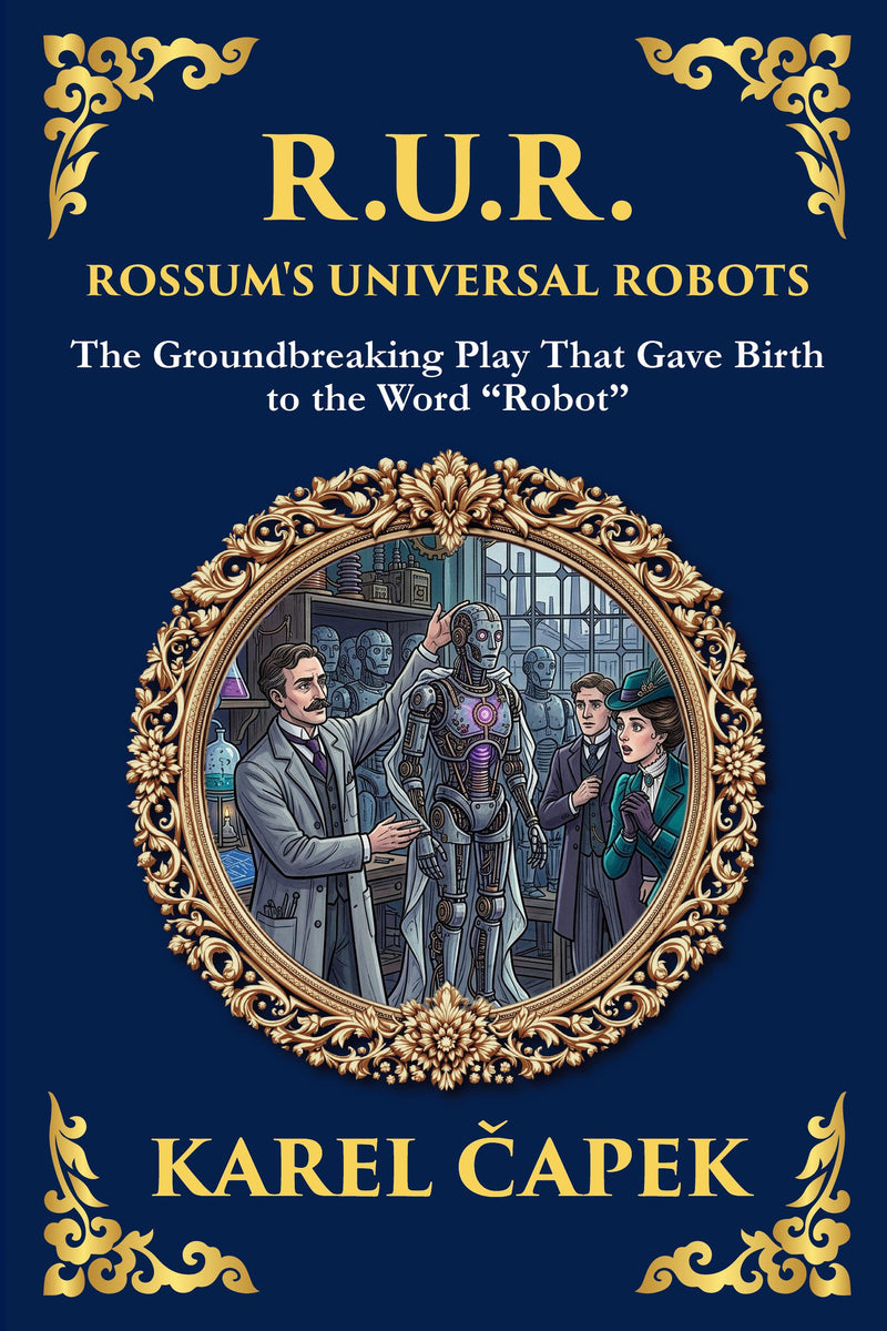 R.U.R. (Rossum’s Universal Robots) — modern English translation, book cover