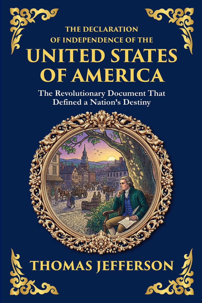 The Declaration of Independence of the United States of America — Large Print — modern English translation, book cover