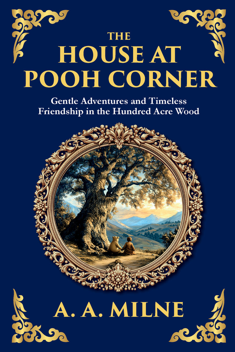 The House at Pooh Corner — Large Print — modern English translation, book cover