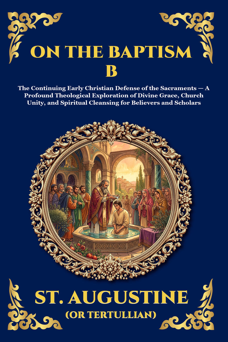On the Baptism B — Large Print — modern English translation, book cover