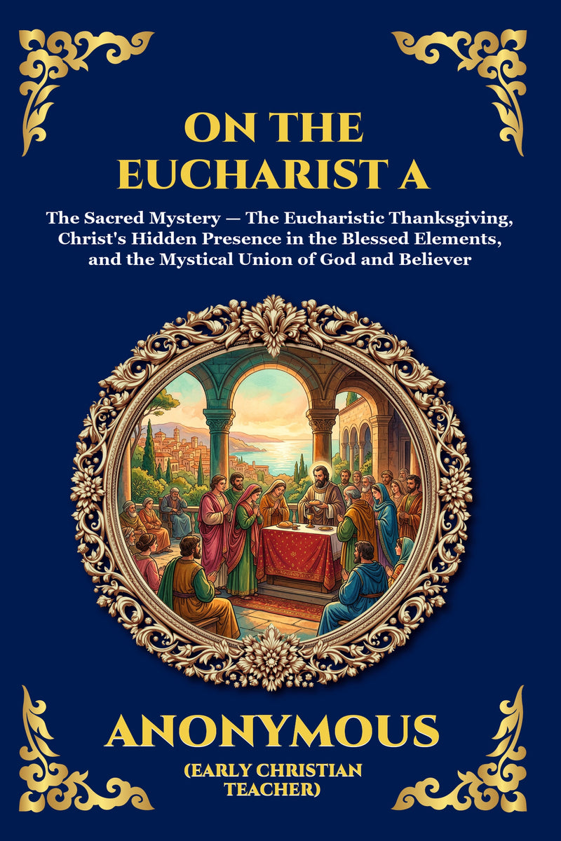On the Eucharist A — Large Print — modern English translation, book cover