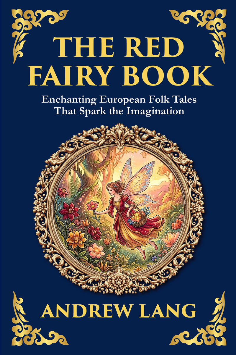 The Red Fairy Book — Large Print — modern English translation, book cover