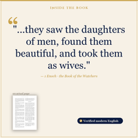 From the book: the Watchers saw the daughters of men and took them as wives — verified modern English.