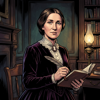 George Eliot, nello stile della biblioteca