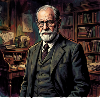 Sigmund Freud, in the house style