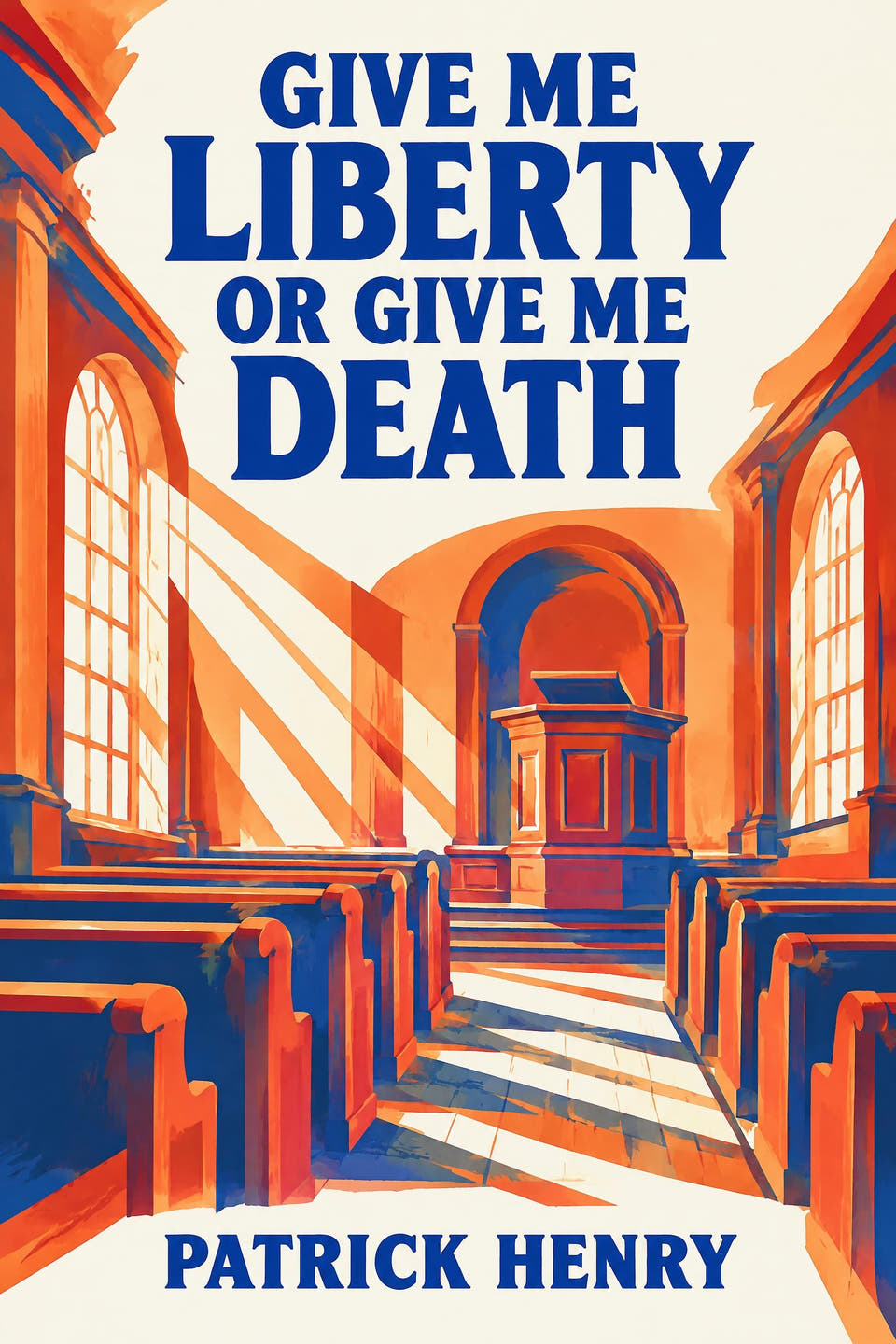 Give Me Liberty or Give Me Death by Patrick Henry, the cover