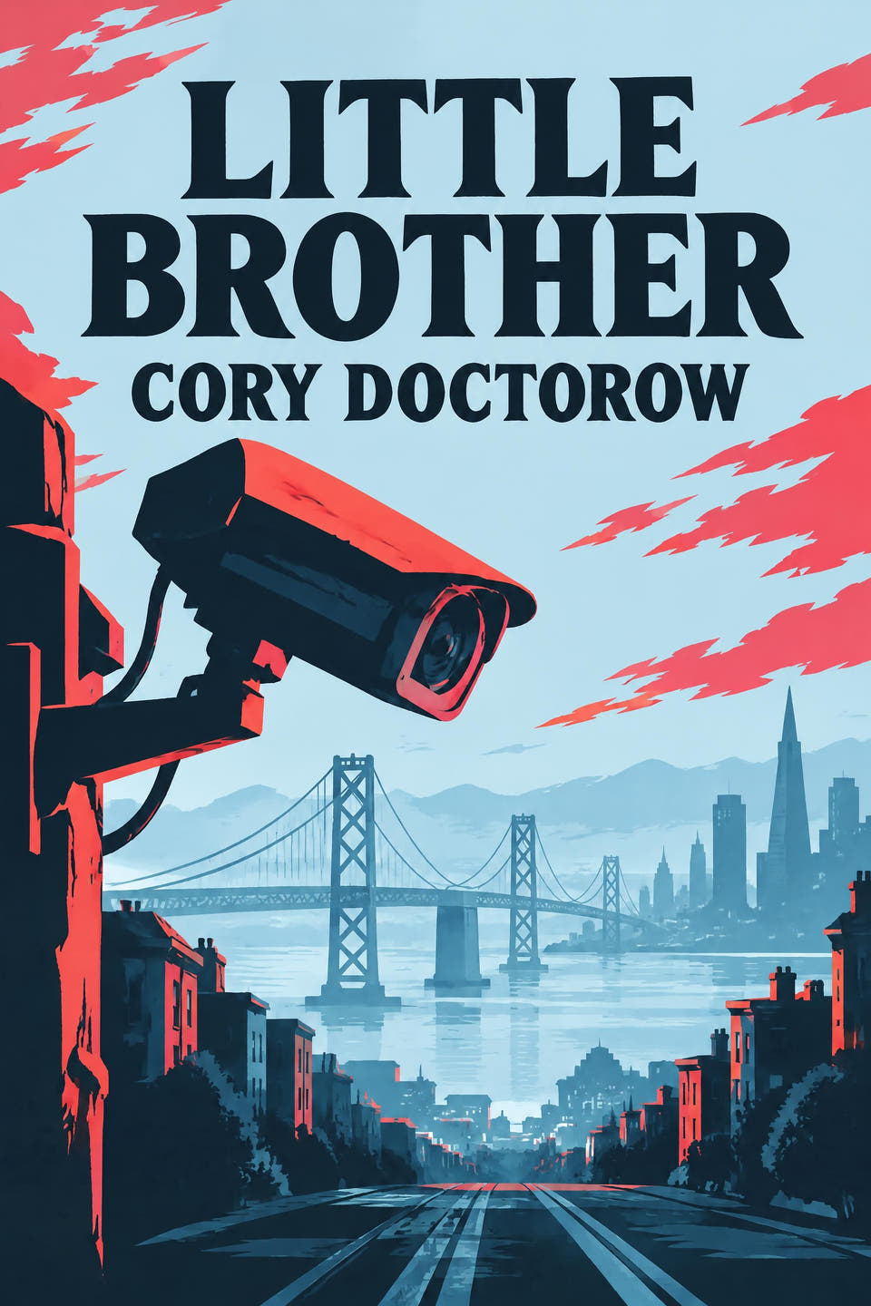 Little Brother by Cory Doctorow, the cover