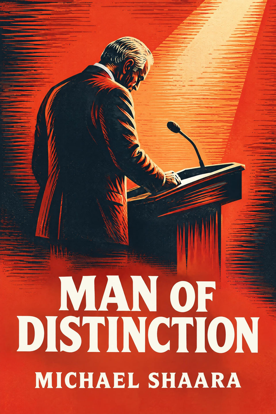Man of Distinction by Michael Shaara, the cover