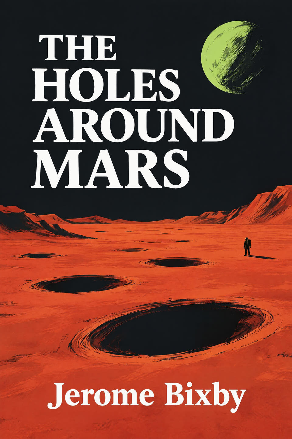 The Holes Around Mars by Jerome Bixby, the cover