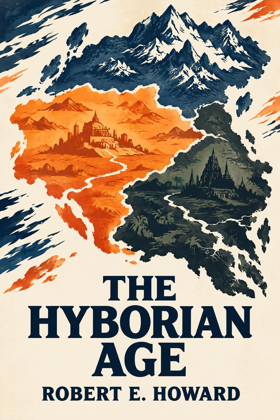 The Hyborian Age by Robert E. Howard, the cover