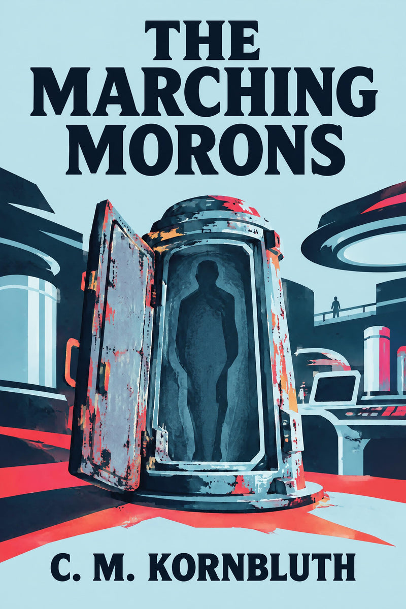 The Marching Morons — modern English translation, book cover