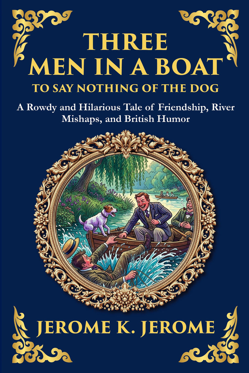 Three Men in a Boat (To Say Nothing of the Dog) — modern English translation, book cover
