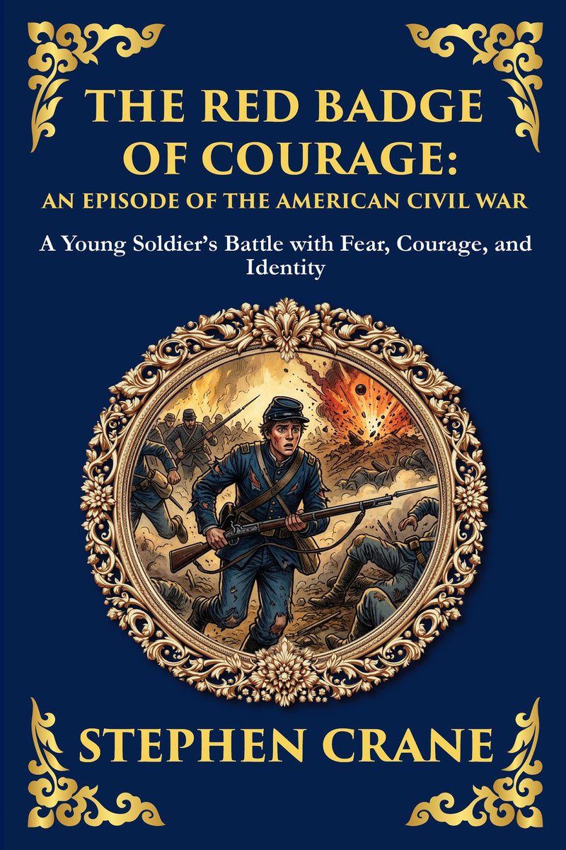 The Red Badge of Courage: An Episode of the American Civil War — modern English translation, book cover