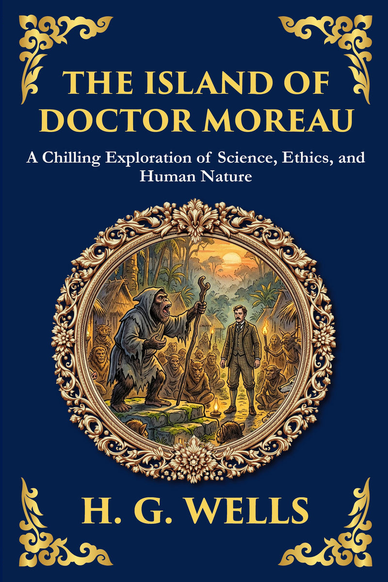 The Island of Doctor Moreau — modern English translation, book cover