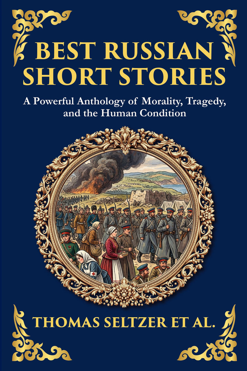 The Best Russian Short Stories — Large Print — modern English translation, book cover