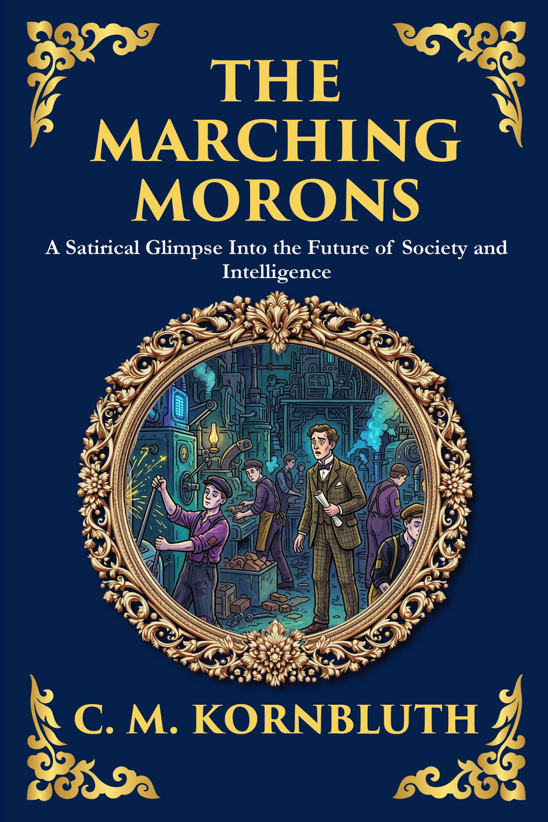 The Marching Morons — modern English translation, book cover