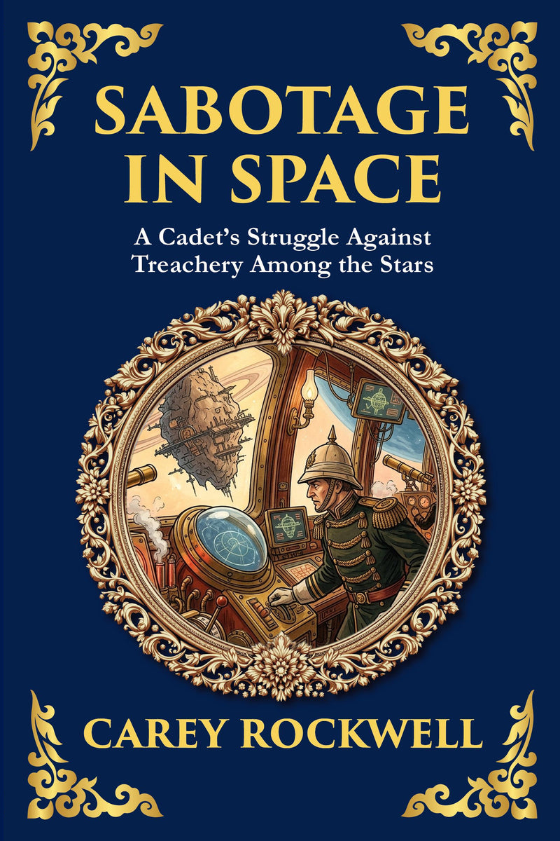 Sabotage in Space — Large Print — modern English translation, book cover