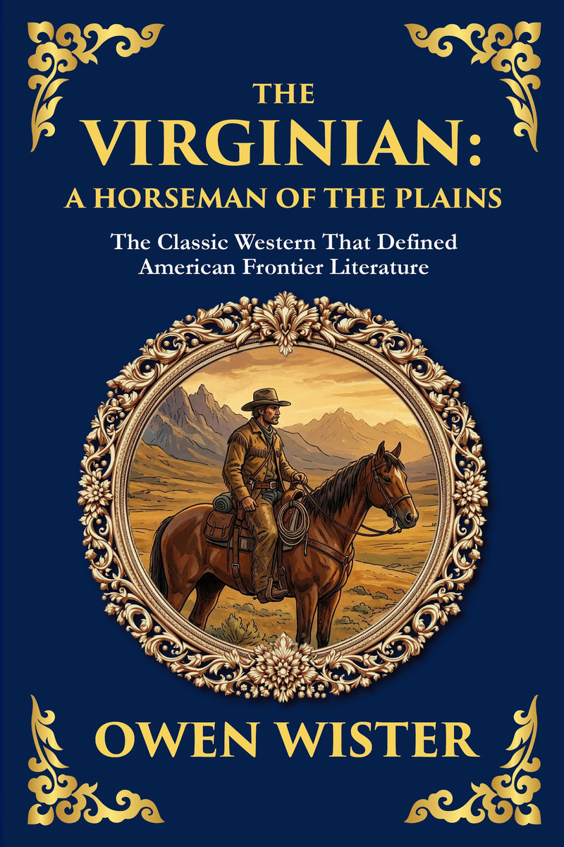 The Virginian: A Horseman of the Plains — modern English translation, book cover