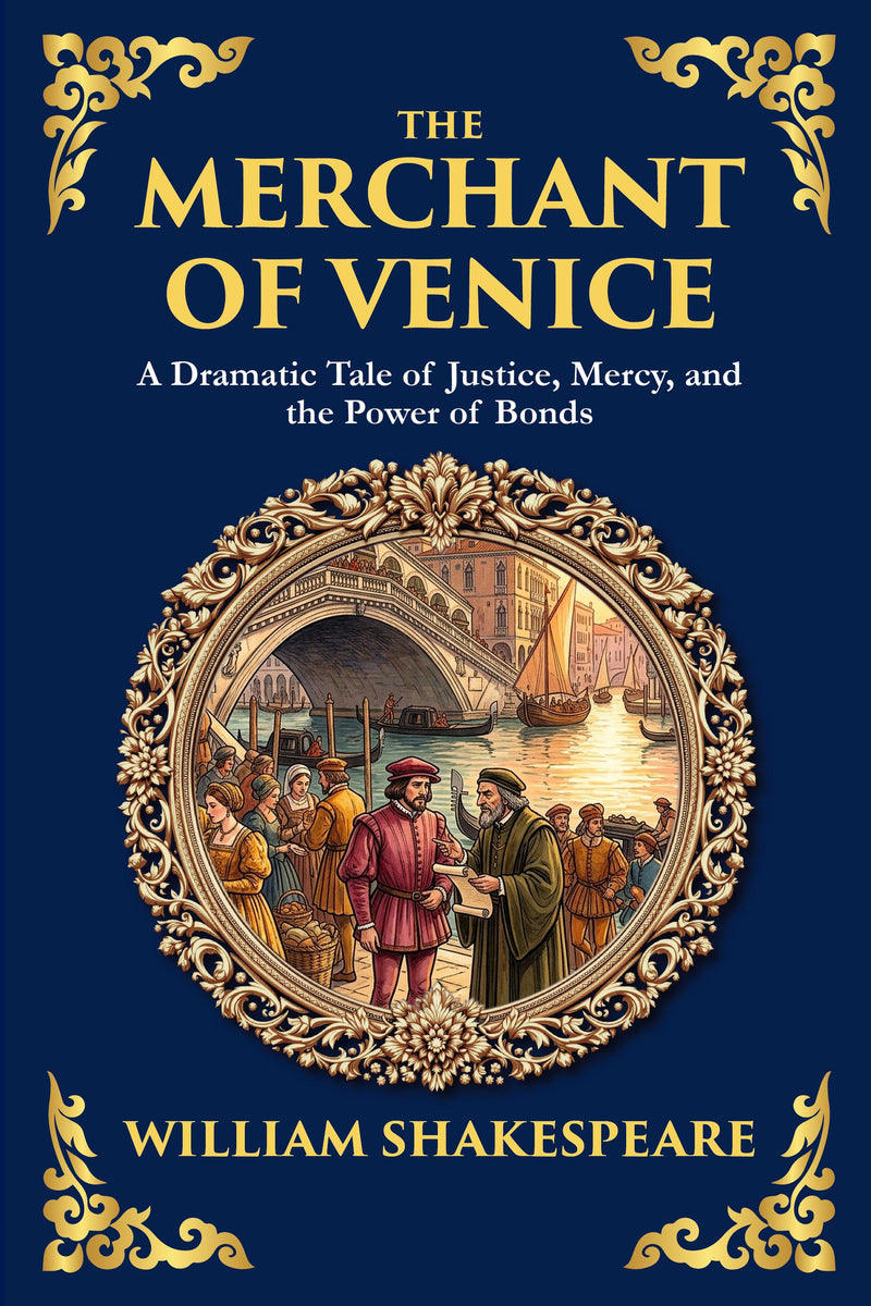 The Merchant of Venice — modern English translation, book cover