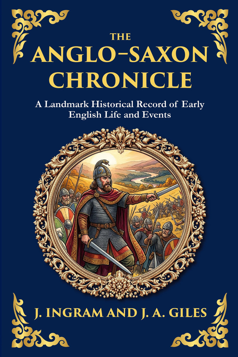 The Anglo-Saxon Chronicle — Large Print — modern English translation, book cover