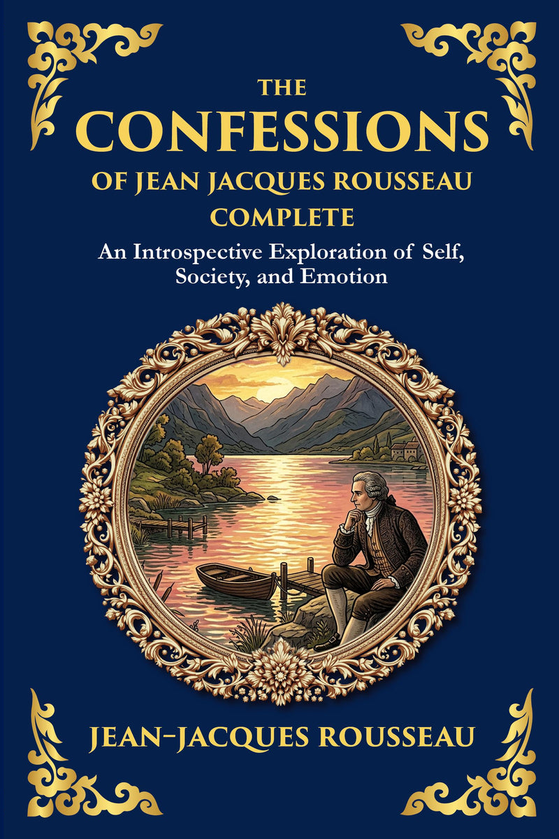 The Confessions of Jean-Jacques Rousseau — Complete — Large Print — modern English translation, book cover