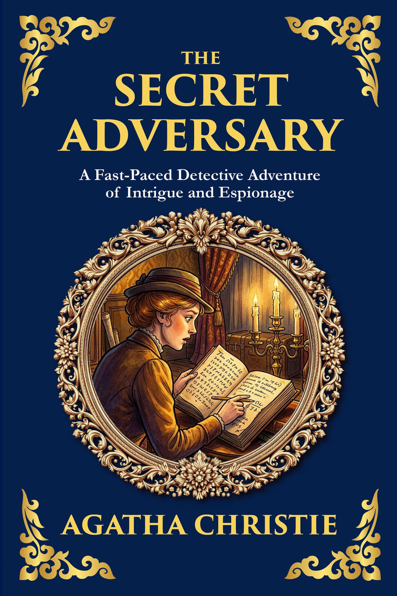 The Secret Adversary — Large Print — modern English translation, book cover