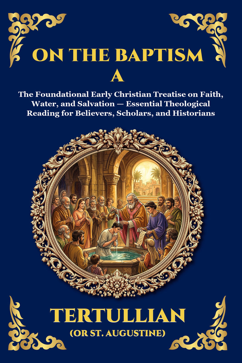 On the Baptism A — Large Print — modern English translation, book cover