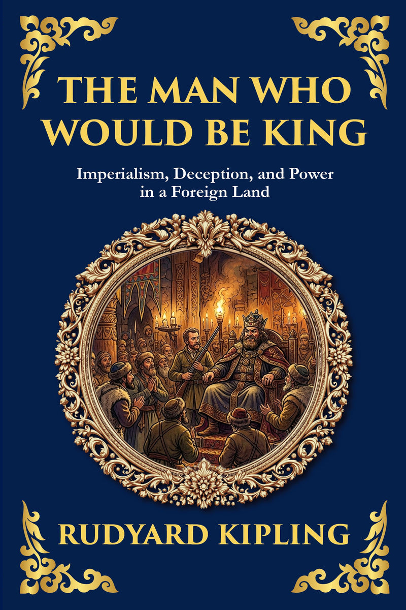 The Man Who Would Be King — Large Print — modern English translation, book cover
