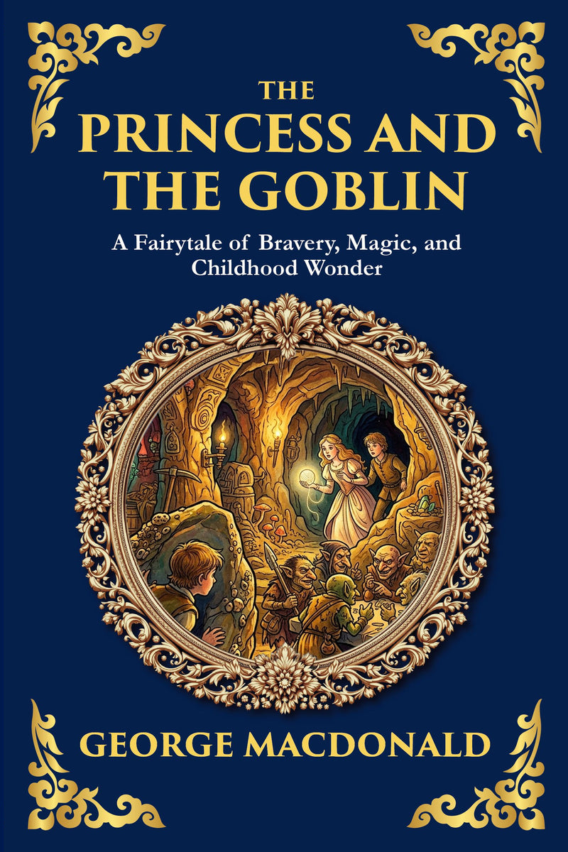 The Princess and the Goblin — Large Print — modern English translation, book cover