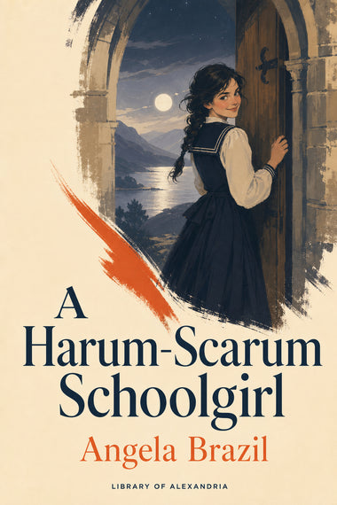 Ein übermütiges Schulmädchen — Großdruck