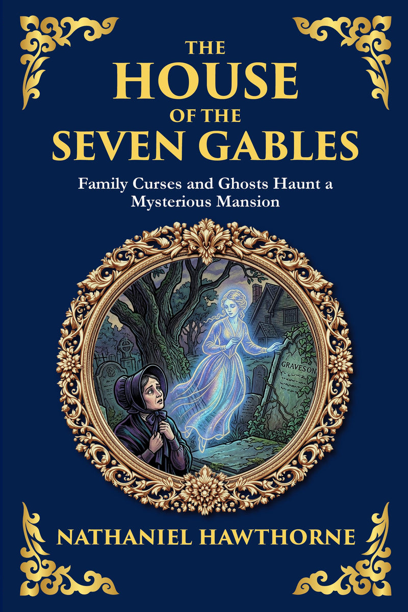 The House of the Seven Gables — Large Print — modern English translation, book cover