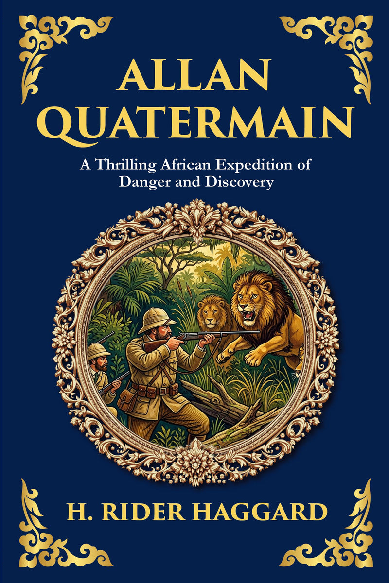 Allan Quatermain — Large Print — modern English translation, book cover
