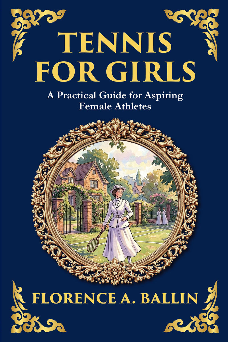 Tennis for Girls — modern English translation, book cover