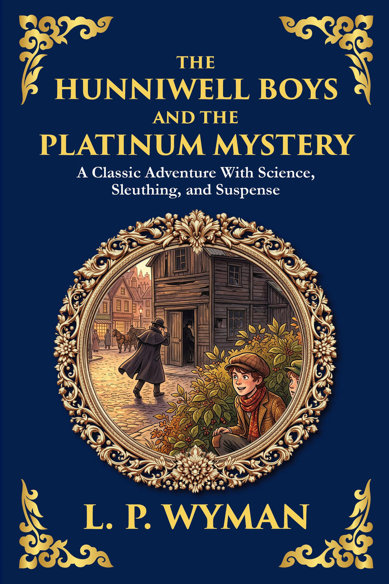 The Hunniwell Boys and the Platinum Mystery — modern English translation, book cover