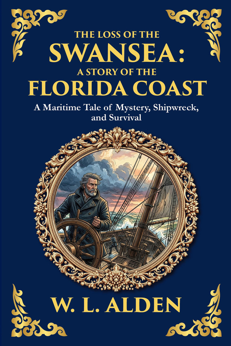 The Loss of the Swansea: A Story of the Florida Coast — Large Print — modern English translation, book cover