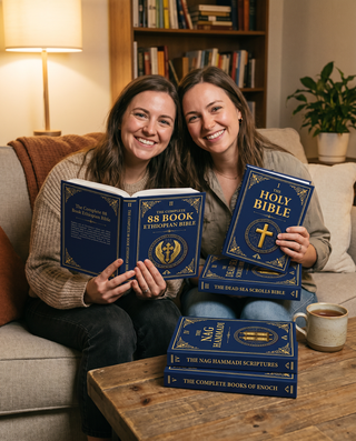 The Complete 88-Book Ethiopian Bible — premium navy & gold edition