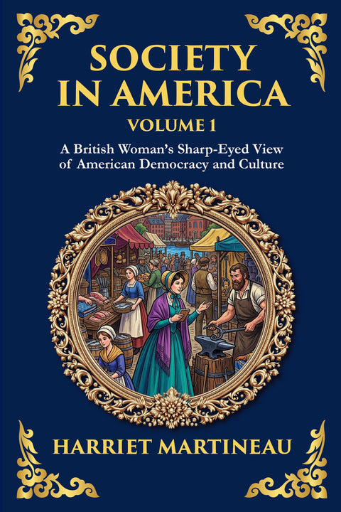 Society in America, Volume 1 (of 2) — Large Print