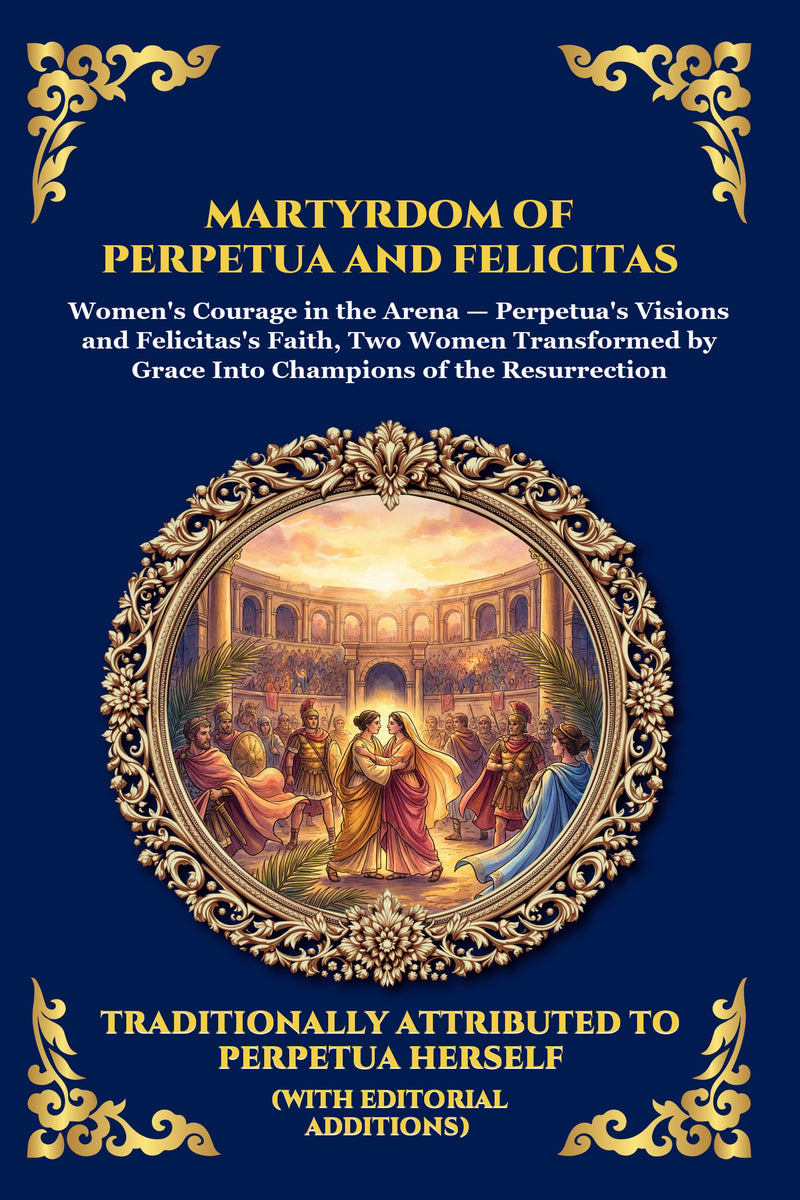 Martyrdom of Perpetua and Felicitas — Large Print — modern English translation, book cover