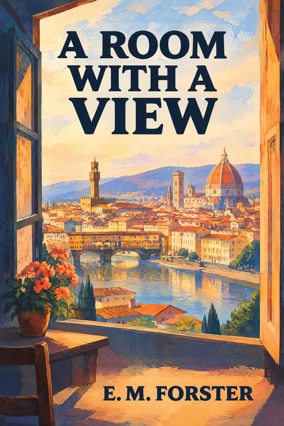 A Room with a View by E. M. Forster, the cover