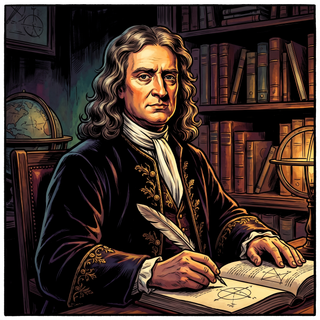 Isaac Newton, in the house style