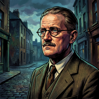 James Joyce, in the house style