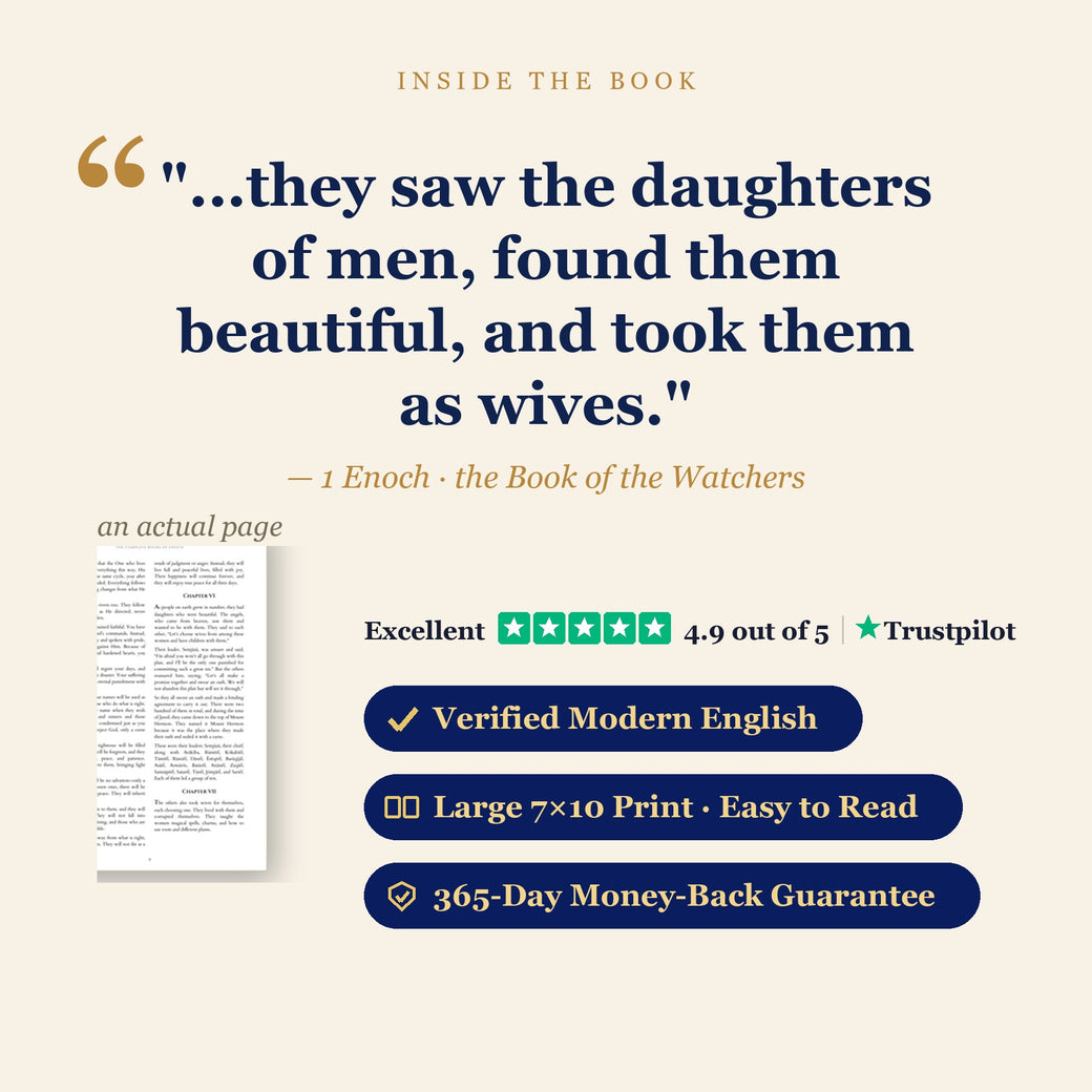Inside the book — the Watchers saw the daughters of men and took them as wives, in verified modern English