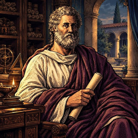 Illustrated portrait of Iamblichus