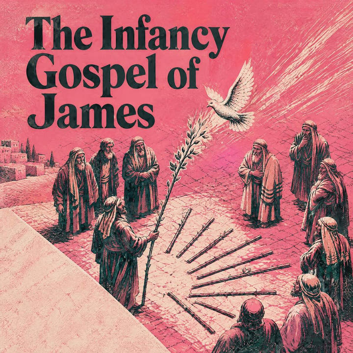 The Infancy Gospel of James, the audiobook cover