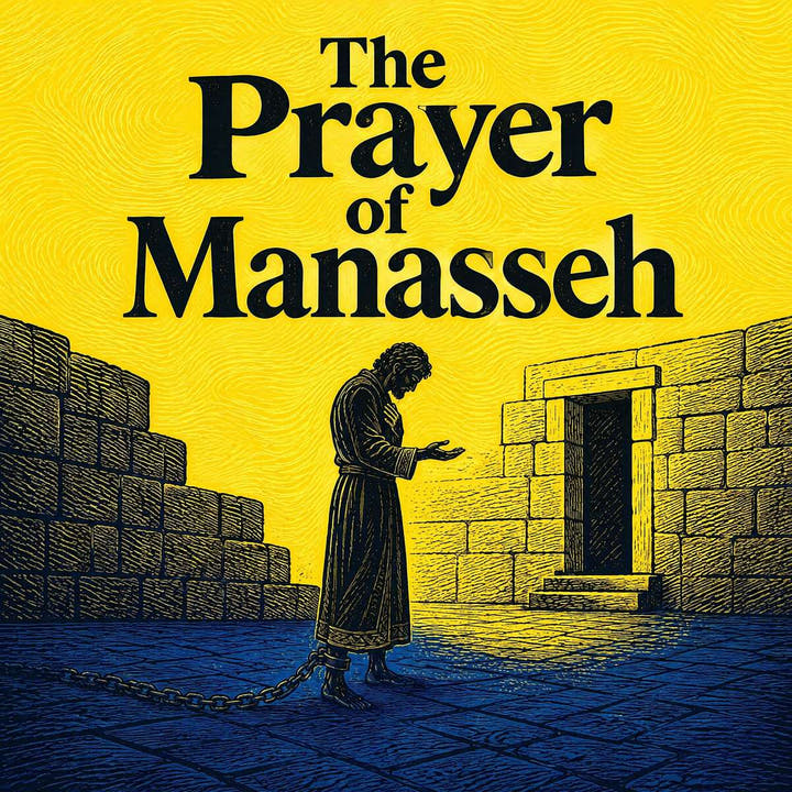 The Prayer of Manasseh, the audiobook cover