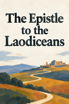 The Epistle to the Laodiceans, the cover of this edition