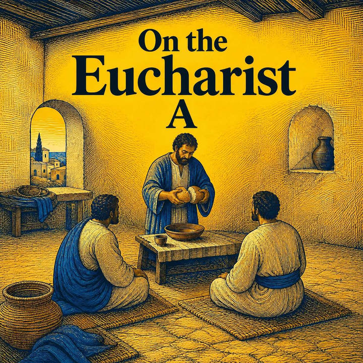 On the Eucharist A, the audiobook cover